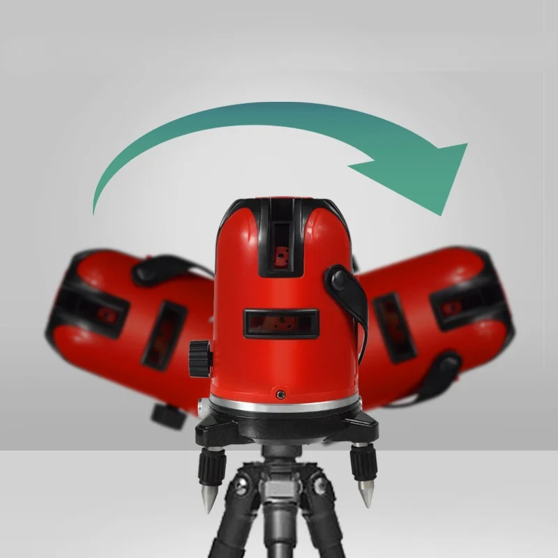 5 Lines 6 Points Laser Level Automatic Self Leveling 360 Vertical&Horizontal Tilt Degrees Rotary LD 635nm Outdoor Mode
5 Lines 6 Points Laser Level Automatic Self Leveling 360 Vertical&Horizontal Tilt Degrees Rotary LD 635nm Outdoor Mode