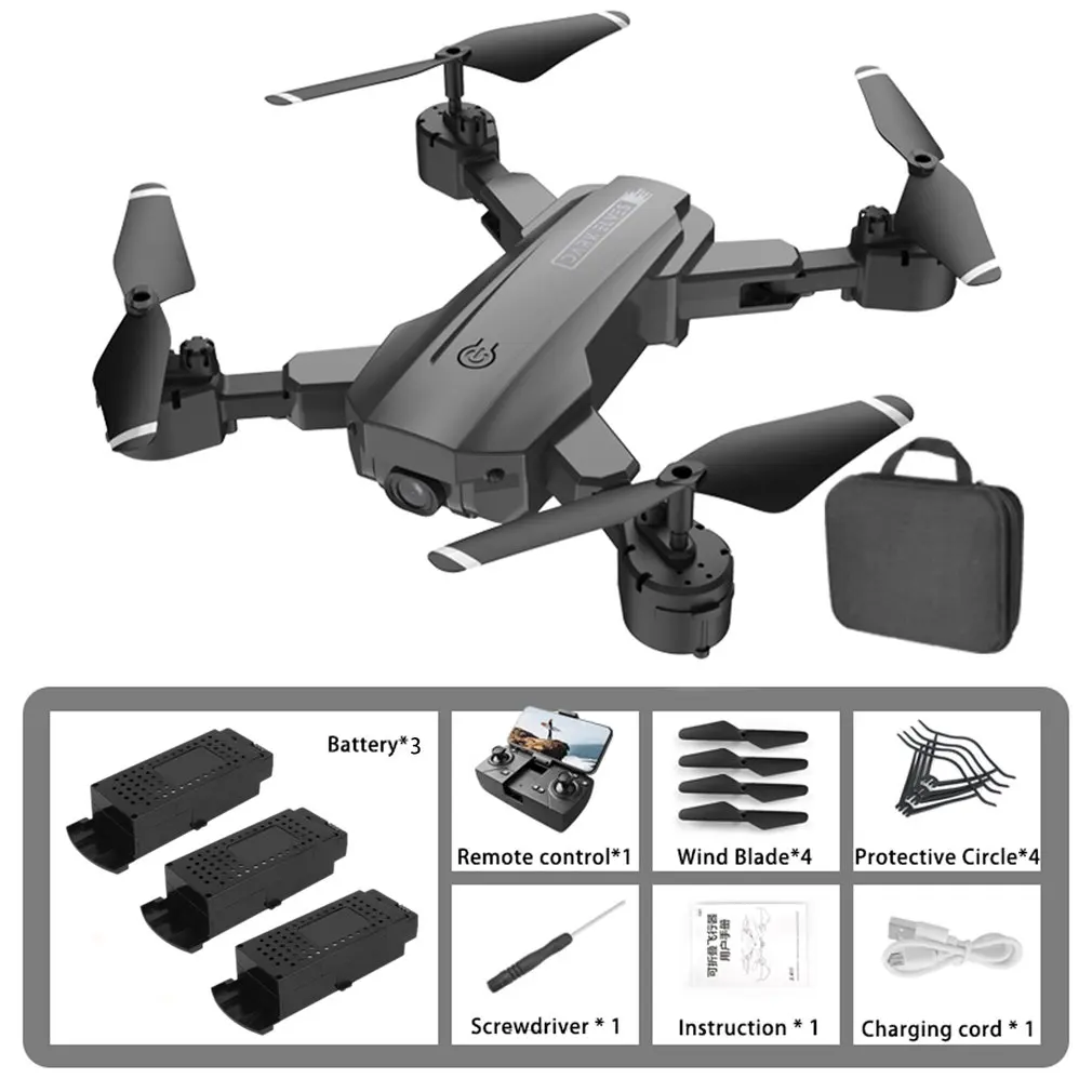 H9 RC Mini Drone Folding 4K High Definition Aerial Drone 2.4G Air Pressure Altitude Setting 360 Degree Roll Fixed Point Surround
H9 RC Mini Drone Folding 4K High Definition Aerial Drone 2.4G Air Pressure Altitude Setting 360 Degree Roll Fixed Point Surround