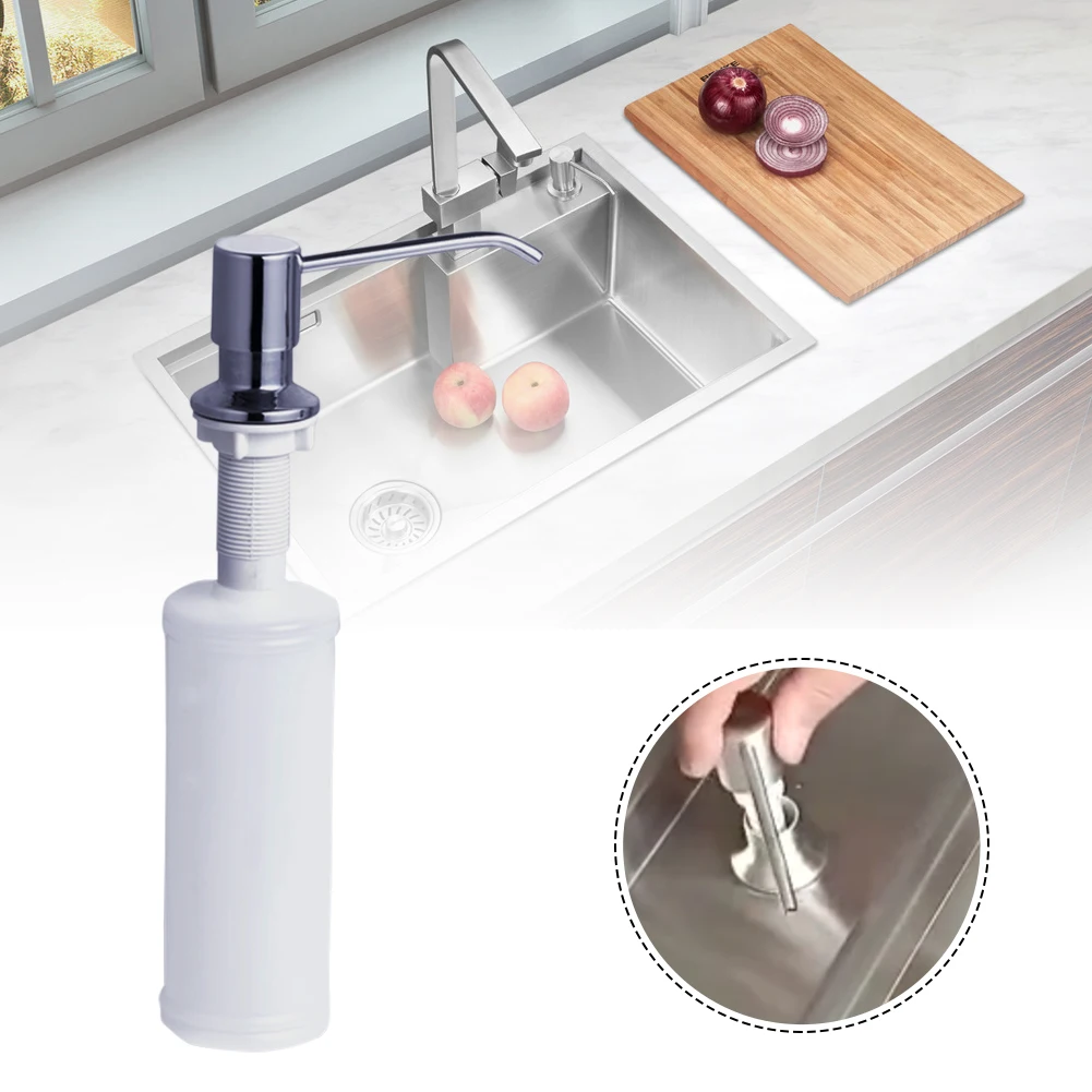 300ml Kitchen Sink Soap Dispenser ABS Hand Soap Dispenser Detergent Liquid Soap Lotion Dispensers Stainless Steel Head
300ml Kitchen Sink Soap Dispenser ABS Hand Soap Dispenser Detergent Liquid Soap Lotion Dispensers Stainless Steel Head