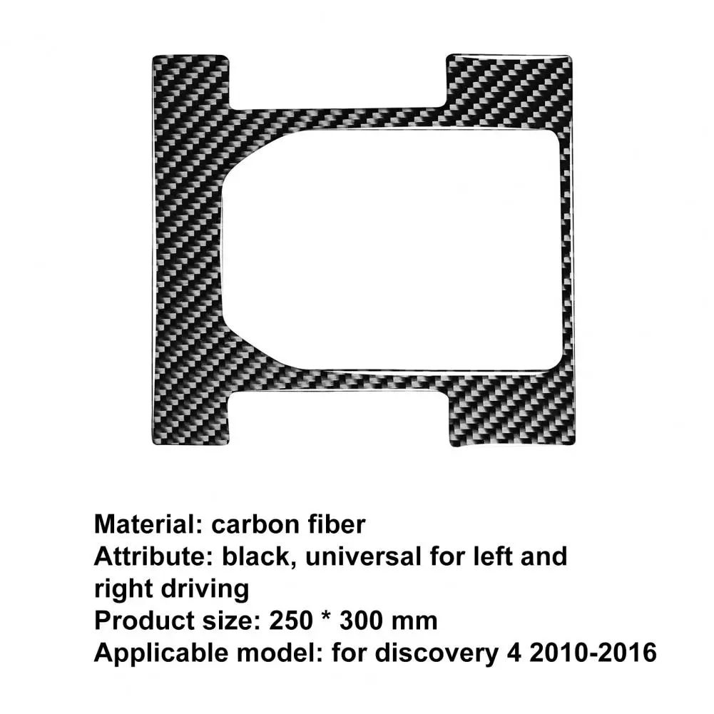 Gear Panel Stickers Waterproof Anti-scratch Carbon Fiber Black Car Panel Cover for Land Rover Discovery 4 2010-2016
Gear Panel Stickers Waterproof Anti-scratch Carbon Fiber Black Car Panel Cover for Land Rover Discovery 4 2010-2016