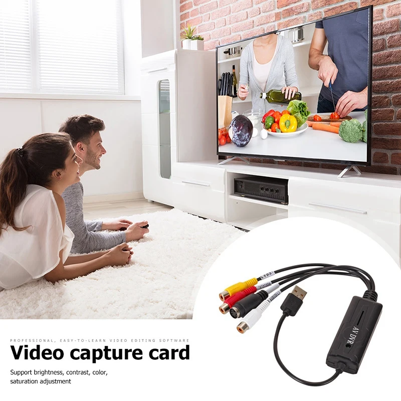 Video Capture Card, USB 2.0 Drive-Free Single-Channel Monitoring Computer Recording Video Capture Card
Video Capture Card, USB 2.0 Drive-Free Single-Channel Monitoring Computer Recording Video Capture Card