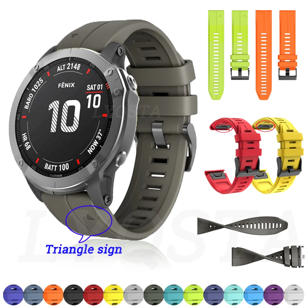Ремешок силиконовый для наручных часов Garmin Fenix 7 7X 5 5X Plus 3HR 6X 6 6S Pro
Ремешок силиконовый для наручных часов Garmin Fenix 7 7X 5 5X Plus 3HR 6X 6 6S Pro