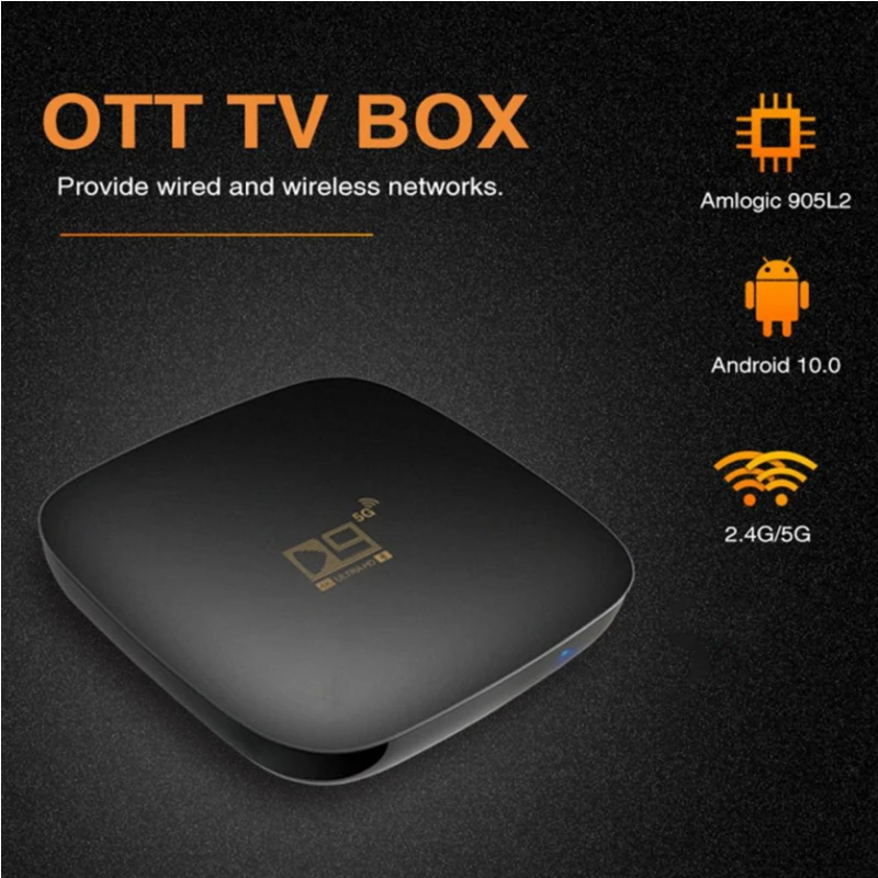 Android 10.0 HD Smart TV Box 2.4G 5G WiFi 4K Set-top Box Quad-core Arm Cortex A53 Dual-frequency Network TV Player Set Top Box
Android 10.0 HD Smart TV Box 2.4G 5G WiFi 4K Set-top Box Quad-core Arm Cortex A53 Dual-frequency Network TV Player Set Top Box