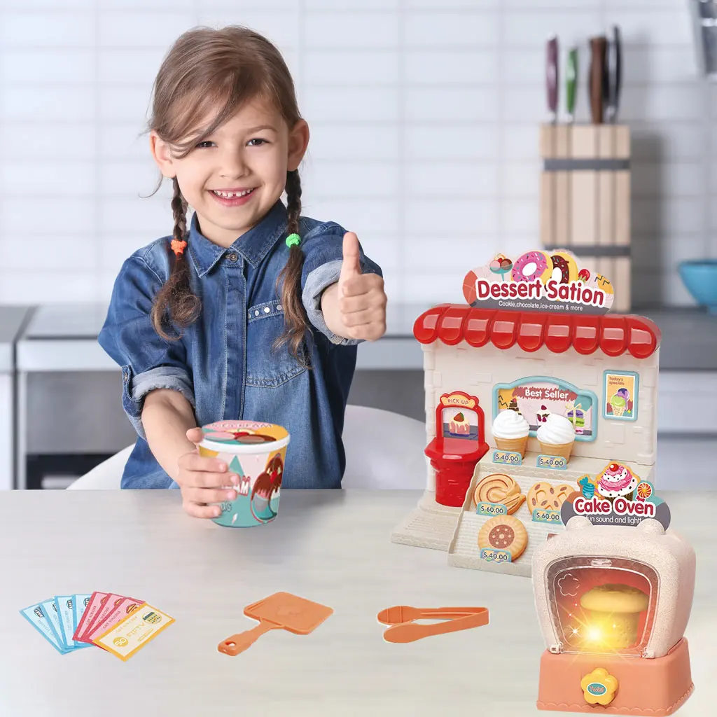 29Pcs/Set Electric Bread Maker Pizza Shelf Ice Cream Cup Ice Cream Cookies Kitchen Cooking Baking Learning Toys Tableware Accs
29Pcs/Set Electric Bread Maker Pizza Shelf Ice Cream Cup Ice Cream Cookies Kitchen Cooking Baking Learning Toys Tableware Accs