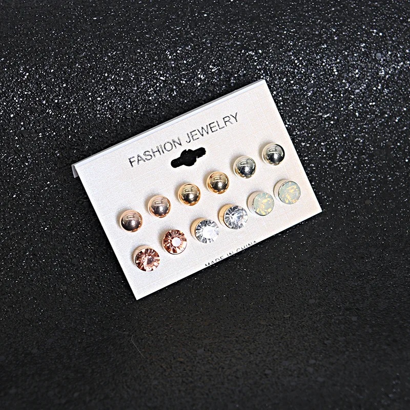 Luokey Women's Cute Small Animal Flower Stud Earrings Set New Crystal Rainbow Earrings Boho Vintage Pendientes Jewelry Wholesale
Luokey Women's Cute Small Animal Flower Stud Earrings Set New Crystal Rainbow Earrings Boho Vintage Pendientes Jewelry Wholesale
