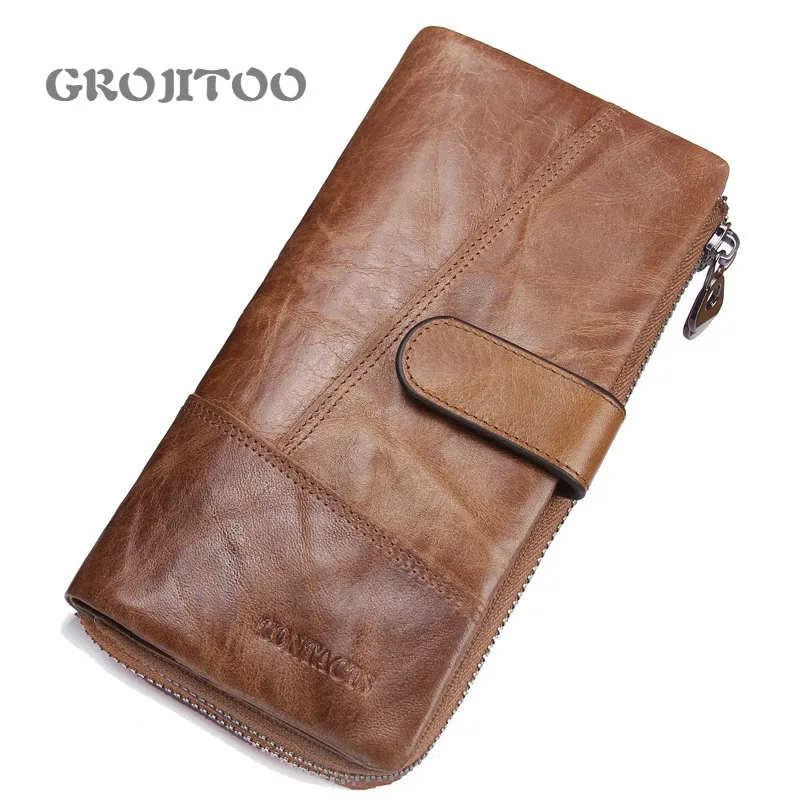 GROJITOO 2020 Новые Длинные натуральная кожа мужской кошелек шить многофункциональная Сумочка держатель для карт мужской бумажник
GROJITOO 2020 Новые Длинные натуральная кожа мужской кошелек шить многофункциональная Сумочка держатель для карт мужской бумажник