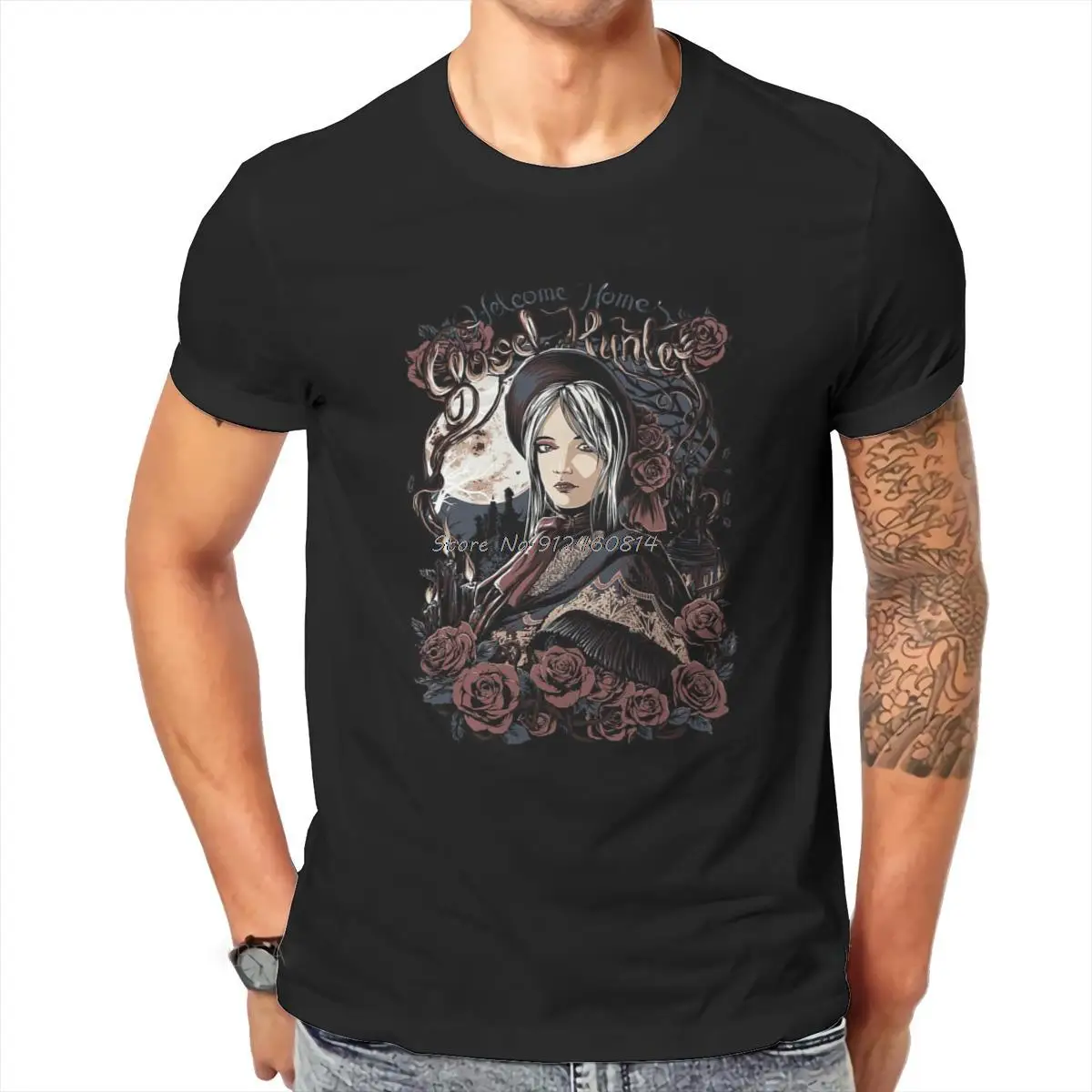 Bloodborne Action Game Lady of Dreams Tshirt New Arrival Graphic Men Vintage Fashion Summer Men's Tops Cotton Harajuku T Shirt
Bloodborne Action Game Lady of Dreams Tshirt New Arrival Graphic Men Vintage Fashion Summer Men's Tops Cotton Harajuku T Shirt