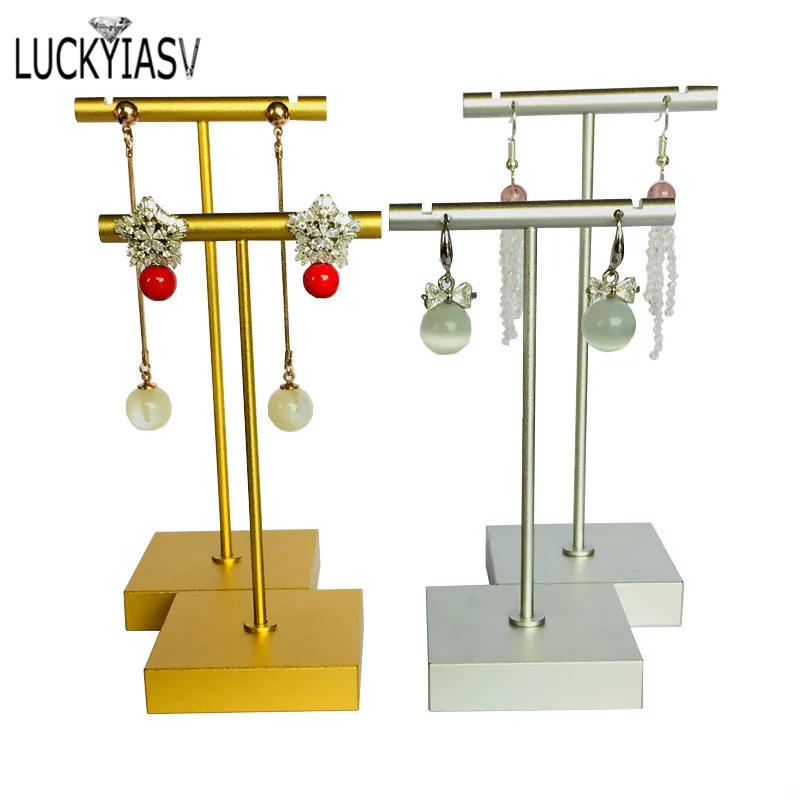 Stainless Steel Silver/Gold Color Jewelry Display Earrings Stand Holder T Bar Jewelry Rack Display Organizer Storage Showcase
Stainless Steel Silver/Gold Color Jewelry Display Earrings Stand Holder T Bar Jewelry Rack Display Organizer Storage Showcase
