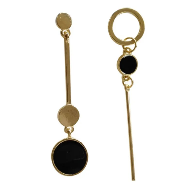 Ассиметричные золотые серьги, металлические геометрические круглые длинные серьги для женщин, Модная бижутерия
Ассиметричные золотые серьги, металлические геометрические круглые длинные серьги для женщин, Модная бижутерия