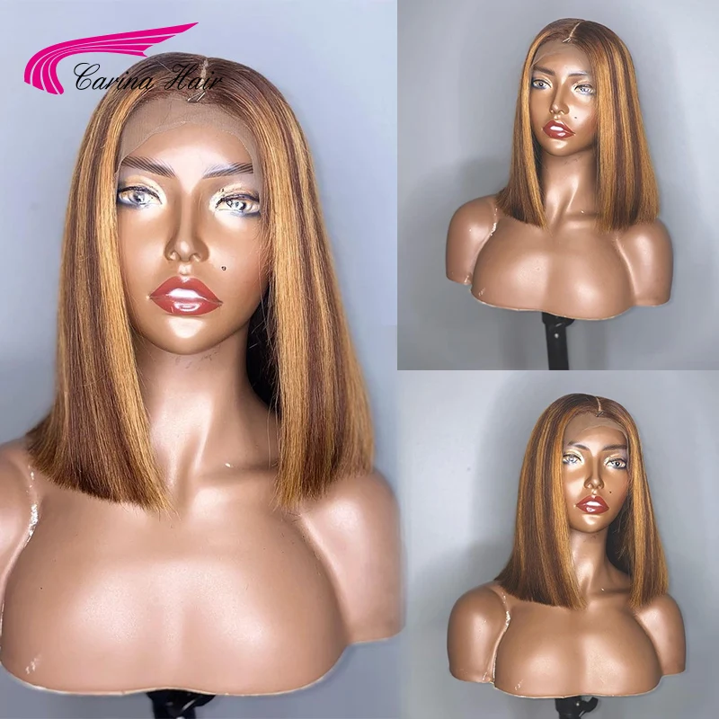 Bob Wigs Straight Highlight Human Hair 13X1 Lace Part Human Hair Wigs 150% Brazilian Remy Colored Blonde Short Bob Ombre Wigs
Bob Wigs Straight Highlight Human Hair 13X1 Lace Part Human Hair Wigs 150% Brazilian Remy Colored Blonde Short Bob Ombre Wigs