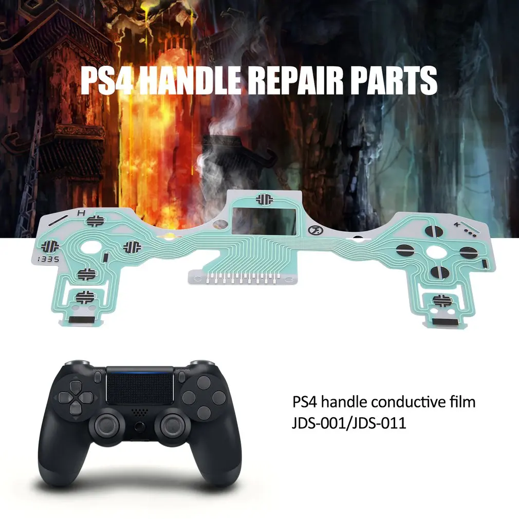 Conductive Film Controller Keyboard Flex Cable PCB JDS-001 JDS-011 Slim Circuit Board Replacement Buttons for Sony PS4
Conductive Film Controller Keyboard Flex Cable PCB JDS-001 JDS-011 Slim Circuit Board Replacement Buttons for Sony PS4