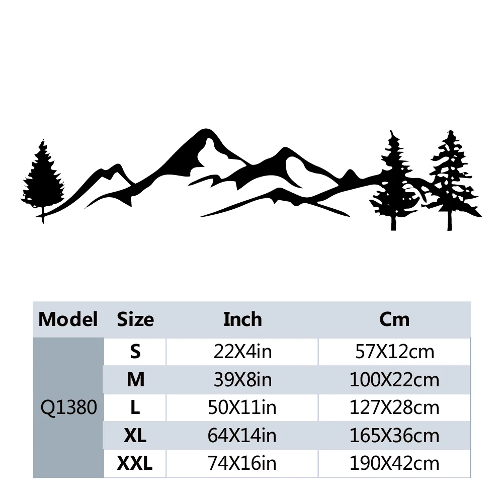 Mountain Forest Stickers Voiture Vinyl Decal For RV Car Head Engine Cover Windows Decor
Mountain Forest Stickers Voiture Vinyl Decal For RV Car Head Engine Cover Windows Decor
