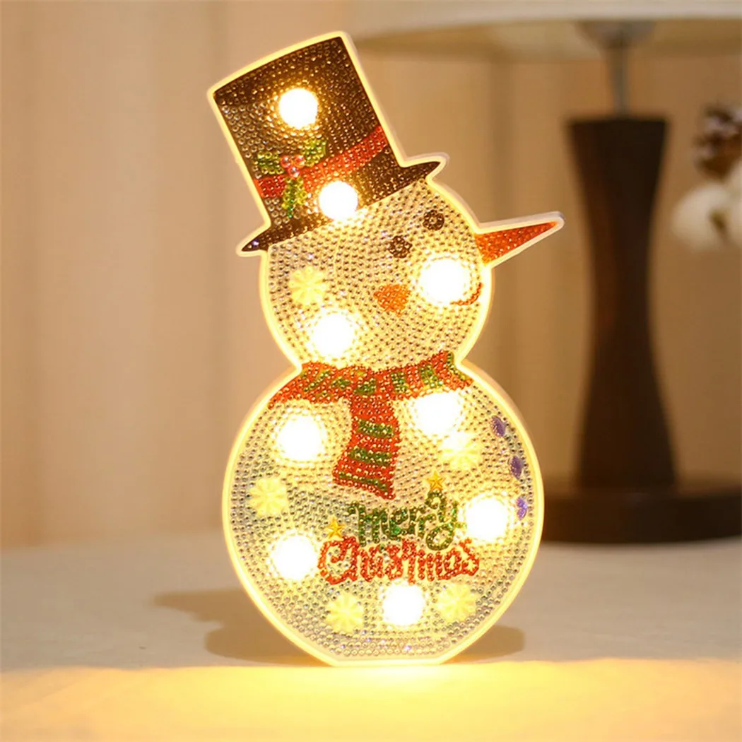 Diamond Painting LED Light 5D Snowman Christmas Tree Decoration Night Light Christmas Tree Decorations New Year Decorations 2022
Diamond Painting LED Light 5D Snowman Christmas Tree Decoration Night Light Christmas Tree Decorations New Year Decorations 2022