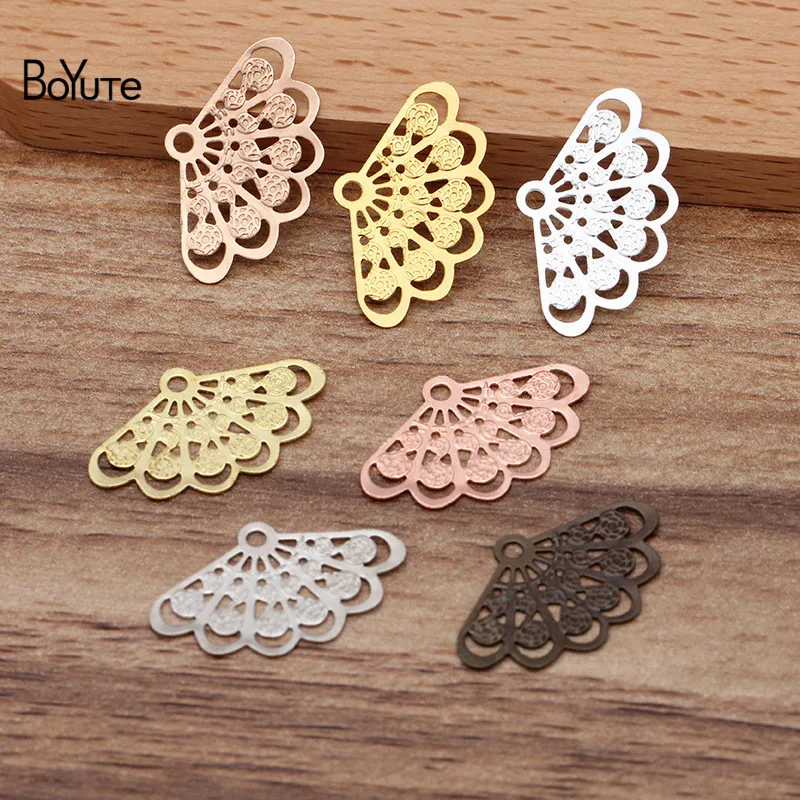 BoYuTe (200 Pieces/Lot) 14*23MM Metal Brass Filigree Sector Charms Diy Hand Made Jewelry Materials Wholesale
BoYuTe (200 Pieces/Lot) 14*23MM Metal Brass Filigree Sector Charms Diy Hand Made Jewelry Materials Wholesale