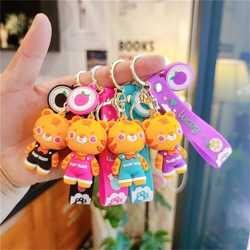 New Cute New Year Tiger Doll Keychain Cartoon Baby Tiger School Bag Pendant Car Keyring Small Jewelry Creative Gift Accessories
New Cute New Year Tiger Doll Keychain Cartoon Baby Tiger School Bag Pendant Car Keyring Small Jewelry Creative Gift Accessories