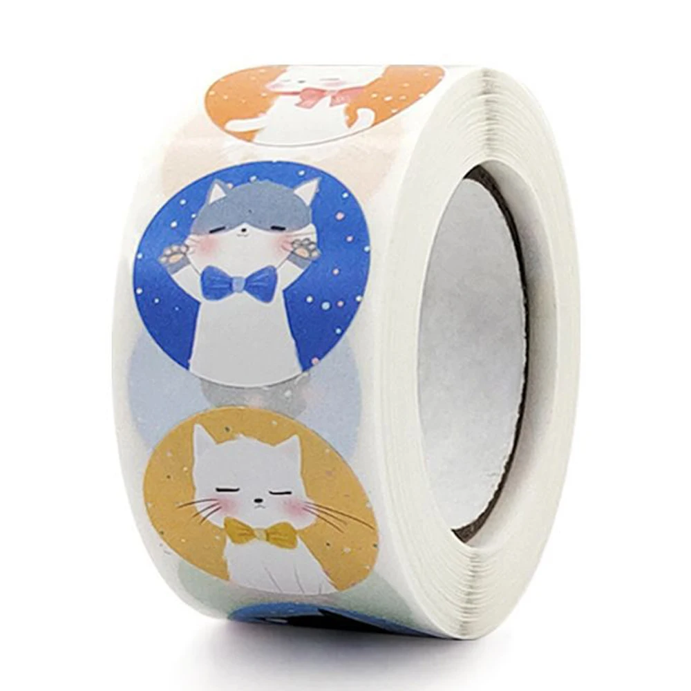 50-500pcs 1inch Kawaii Cat Round Cartoon Animal Thank you sticker Office Stationery Decoration Greeting Cards Gift Packing Decor
50-500pcs 1inch Kawaii Cat Round Cartoon Animal Thank you sticker Office Stationery Decoration Greeting Cards Gift Packing Decor