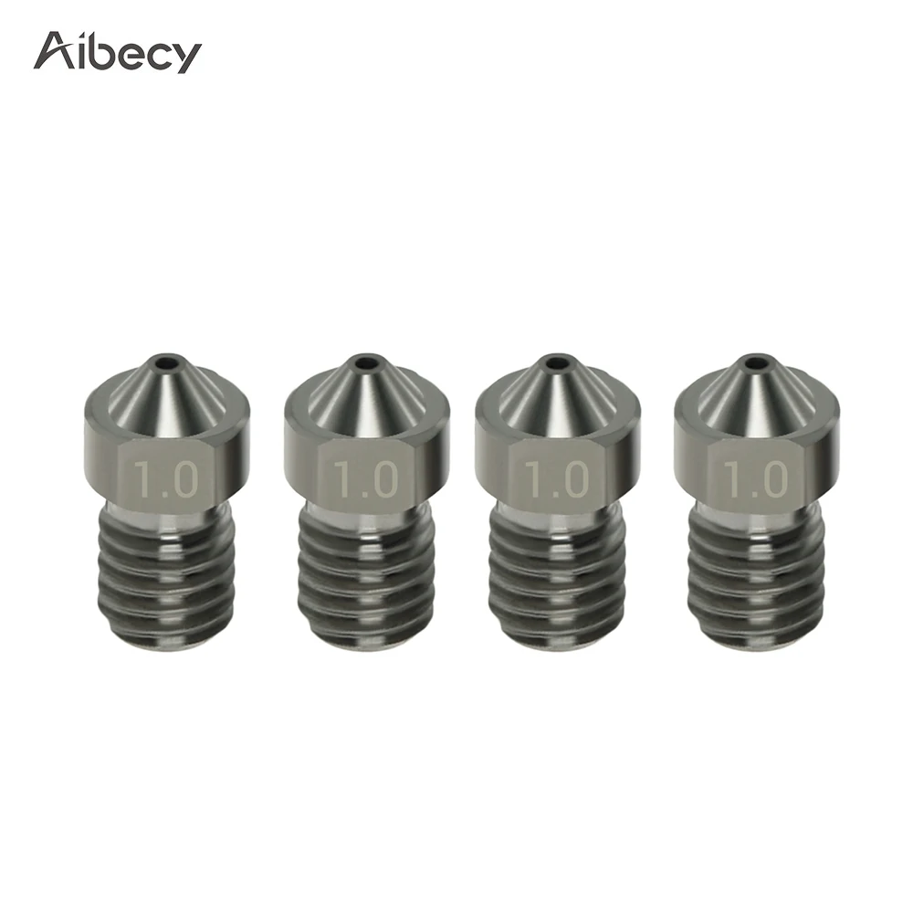 Сопла из закаленной стали Aibecy для 3D-принтера, 4 шт., сопла V6 1,0 мм для нити 1,75 мм, запчасти для 3D-принтера
Сопла из закаленной стали Aibecy для 3D-принтера, 4 шт., сопла V6 1,0 мм для нити 1,75 мм, запчасти для 3D-принтера
