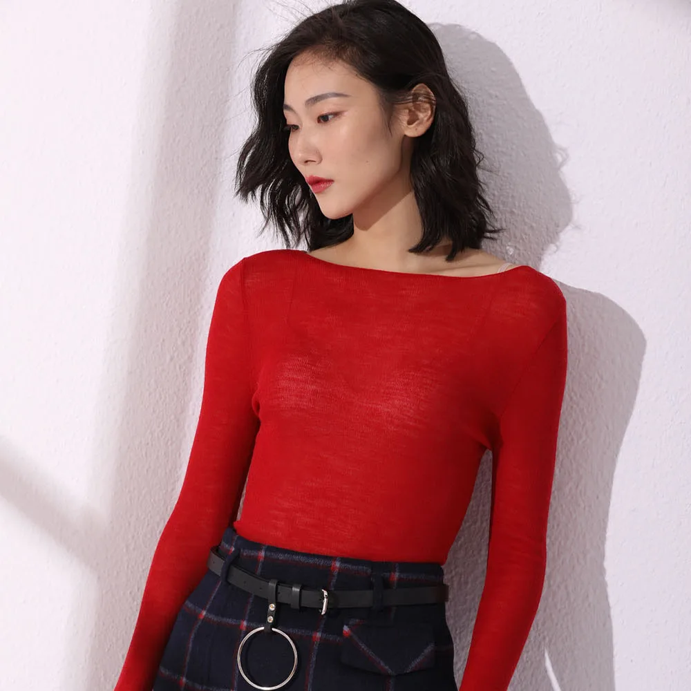 100% Solid Wool 2021 Women's Horizontal Neck See-through Inner Pullover Cardigan
100% Solid Wool 2021 Women's Horizontal Neck See-through Inner Pullover Cardigan