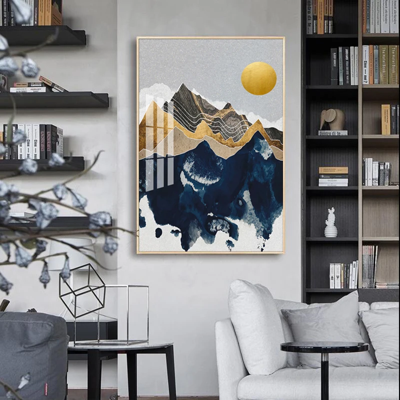 Golden Mountain Home Decor Canvas Painting Wall Art Pictures for Living Room Landscape Posters And Prints Indoor Decorations
Golden Mountain Home Decor Canvas Painting Wall Art Pictures for Living Room Landscape Posters And Prints Indoor Decorations