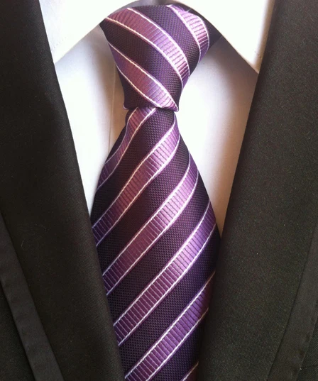 8cm Men's Ties High Quality Jacquard Woven Neck Tie Designer Purple Stripes Neckties Gravata for Men
8cm Men's Ties High Quality Jacquard Woven Neck Tie Designer Purple Stripes Neckties Gravata for Men