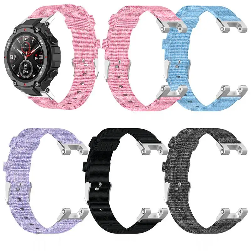 

Nylon Strap For Huami Amazfit Trex Pro /Xiaomi Amazfit T-Rex Smart watch Replacement Canvas Band Wristband Watchbands Correa