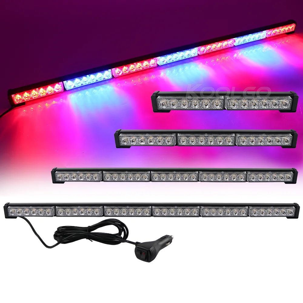 Amber Red Blue 18" 30" 41" 47" LED Traffic Advisor Strobe Lightbar Truck Roof Security Emergency Wraning Flashing Lights 12V 24V
Amber Red Blue 18" 30" 41" 47" LED Traffic Advisor Strobe Lightbar Truck Roof Security Emergency Wraning Flashing Lights 12V 24V