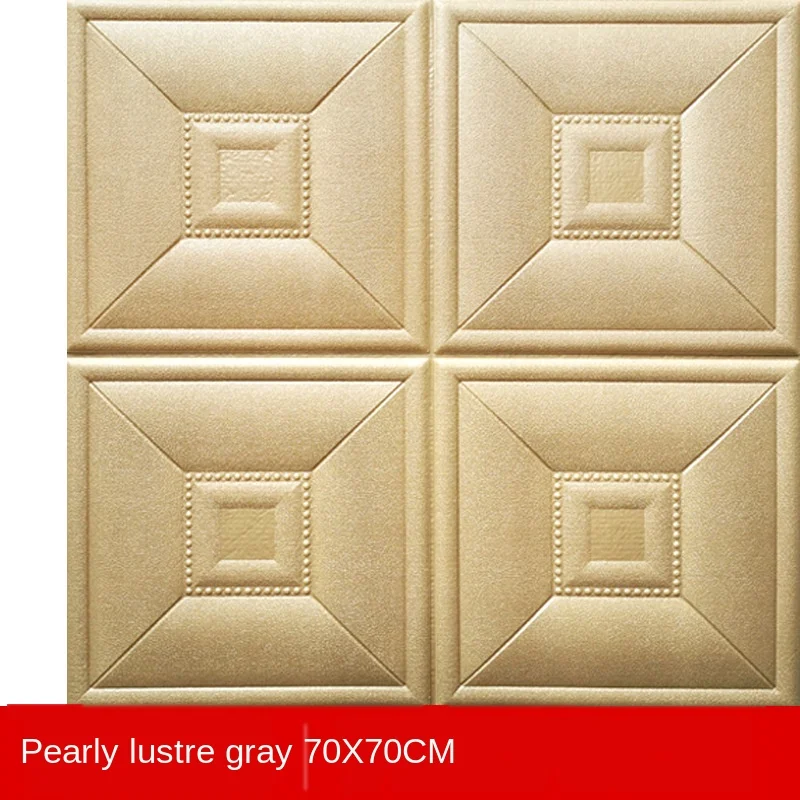 3D Soft Wall Sticker Waterproof Self-adhesive Wallpaper Foam Sticky Panels Bedroom Living Decor Room Kitchen TV Backdrop Decorat
3D Soft Wall Sticker Waterproof Self-adhesive Wallpaper Foam Sticky Panels Bedroom Living Decor Room Kitchen TV Backdrop Decorat