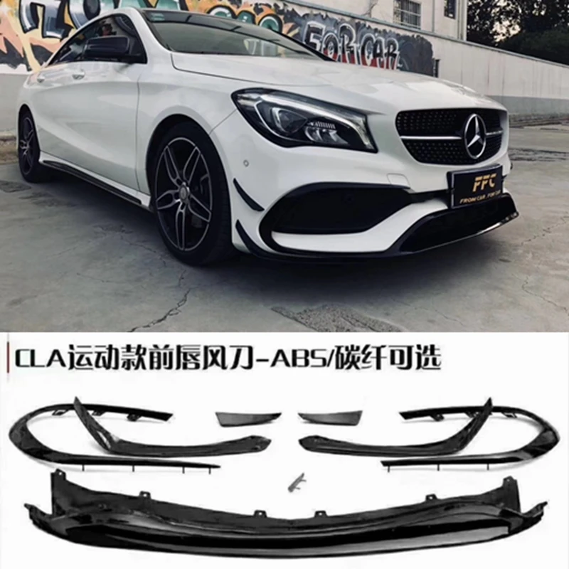 For Mercedes Benz CLA Class CLA45 AMG Sports Version 2016-2018 Gloss Black Front Bumper Lip Spoiler Splitters Canards Vents 8Pcs
For Mercedes Benz CLA Class CLA45 AMG Sports Version 2016-2018 Gloss Black Front Bumper Lip Spoiler Splitters Canards Vents 8Pcs