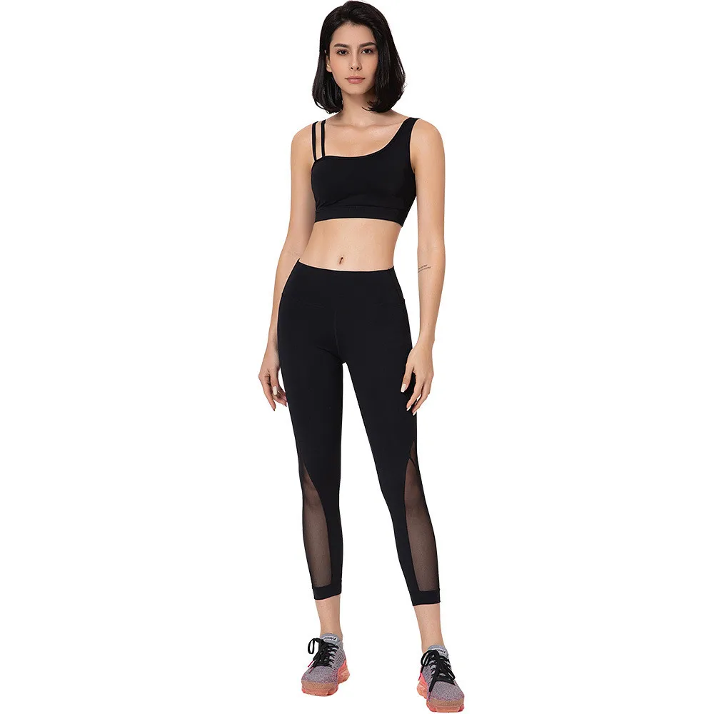 Summer Yoga Set Women Sexy Fitness Sport Clothes High Waist Gym Mesh Workout Legging Set Gym 2 Piece Quick dry Running Suit
Summer Yoga Set Women Sexy Fitness Sport Clothes High Waist Gym Mesh Workout Legging Set Gym 2 Piece Quick dry Running Suit