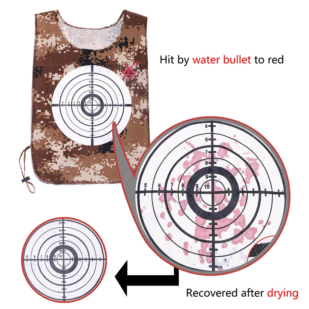Game vest with target icon adjustable target double-sided outdoor cloth any color
Game vest with target icon adjustable target double-sided outdoor cloth any color