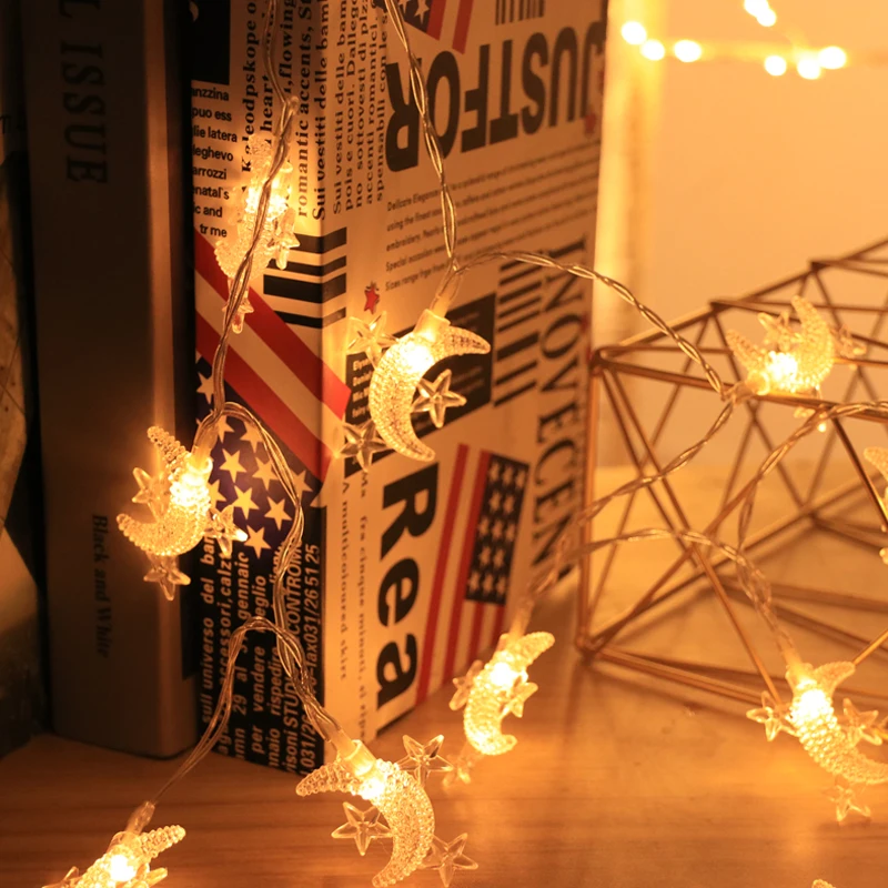 Chicinlife 1M Moon Star 10 Led String Light Xmas Ramadan Wedding Party Decoration Party Light Eid Decor
Chicinlife 1M Moon Star 10 Led String Light Xmas Ramadan Wedding Party Decoration Party Light Eid Decor