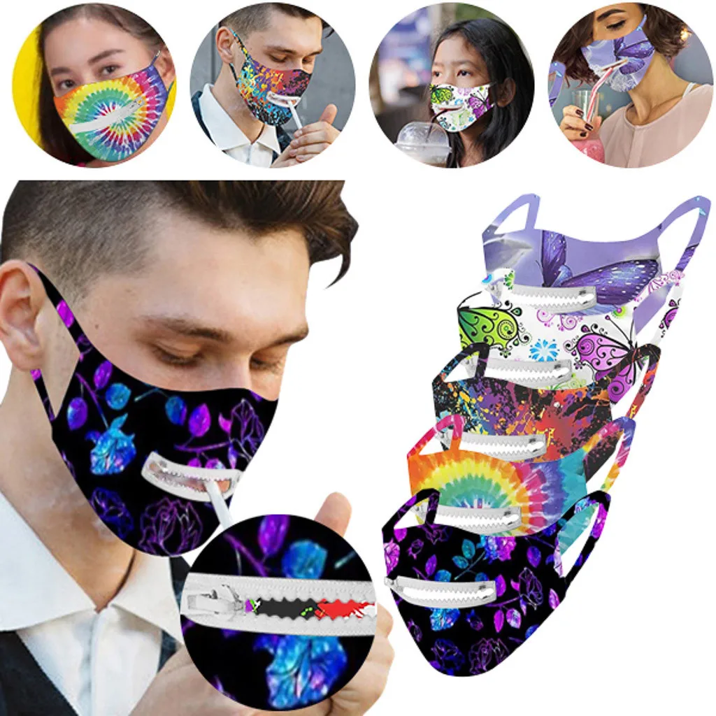 2PC Cotton Face Masks Washable Protective Mask Men Women Reusable Zipper Fashion Mask Easy to Drink masque mascarilla maska
2PC Cotton Face Masks Washable Protective Mask Men Women Reusable Zipper Fashion Mask Easy to Drink masque mascarilla maska