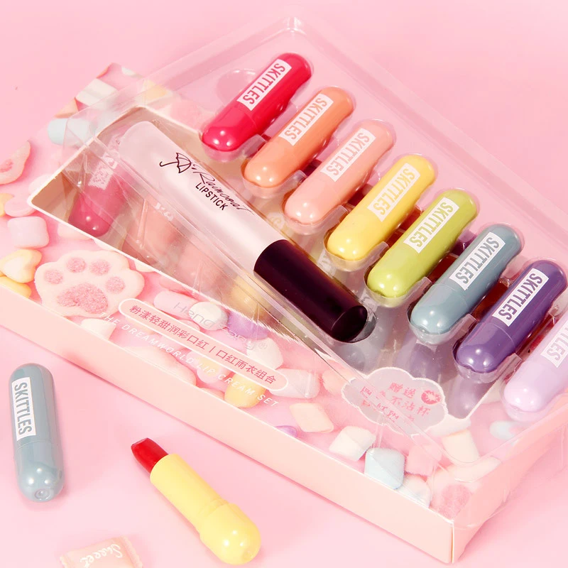 2021 Capsule Red Lipstick Box Set Matte Gift+Lipstick Raincoat Valentine's Day Waterproof Long-lasting Beauty Cosmetics TSLM1
2021 Capsule Red Lipstick Box Set Matte Gift+Lipstick Raincoat Valentine's Day Waterproof Long-lasting Beauty Cosmetics TSLM1