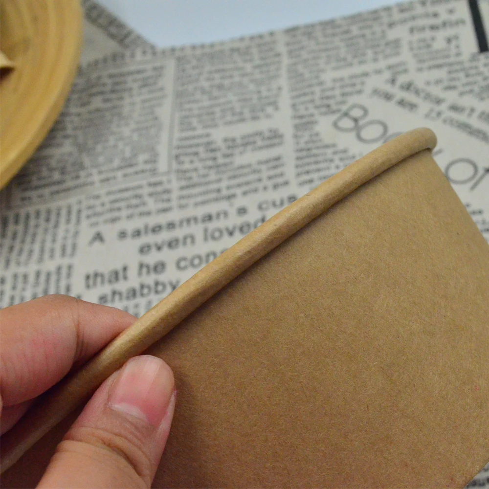 Disposable Kraft Paper Containers Salad Bowls with Lids Paper Box for Food Takeaway Food Packaging
Disposable Kraft Paper Containers Salad Bowls with Lids Paper Box for Food Takeaway Food Packaging