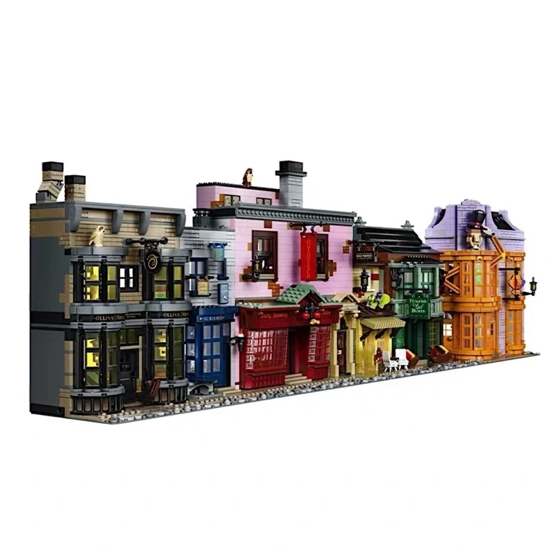 DIY 5544pcs Diagoned Alley Building Blocks Kits Bricks Classic Movie Series Model Kids DIY Toys for Children Gift 10217 75978
DIY 5544pcs Diagoned Alley Building Blocks Kits Bricks Classic Movie Series Model Kids DIY Toys for Children Gift 10217 75978