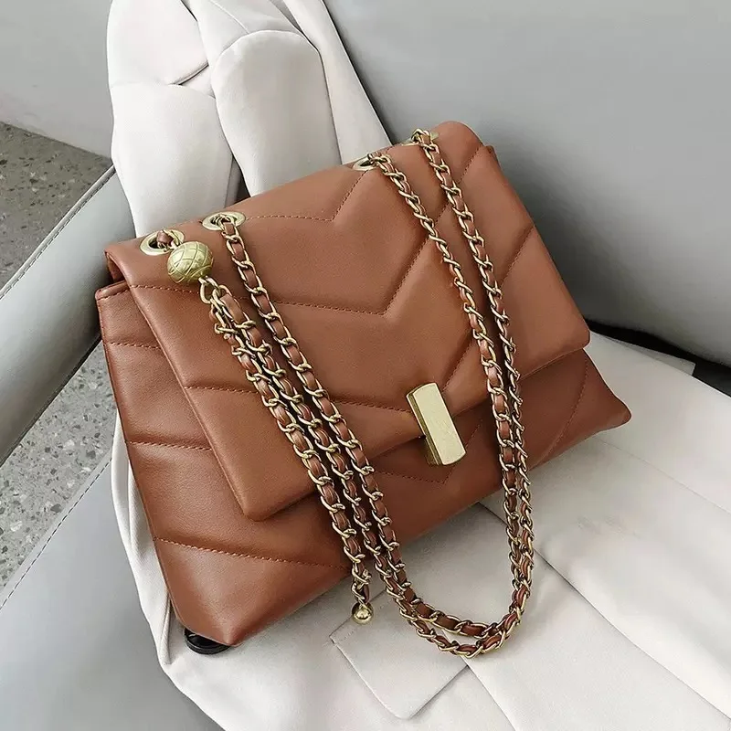 Vintage Chain Designer PU Leather Crossbody Bags For Women 2021 Winter Women's Trend Handbags Branded Trend
Vintage Chain Designer PU Leather Crossbody Bags For Women 2021 Winter Women's Trend Handbags Branded Trend