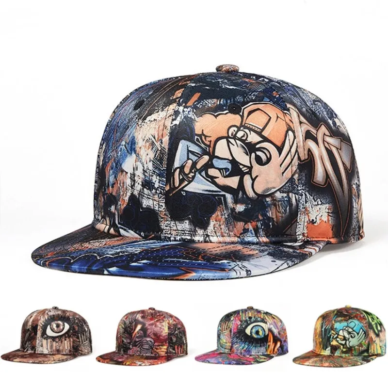 ZHUOY Graffiti Printed Baseball Cap 3D Pattern Graffiti Flat-Edge Hip-Hop Hat Men's Women's Street Style Casual Fashion Sun Hats
ZHUOY Graffiti Printed Baseball Cap 3D Pattern Graffiti Flat-Edge Hip-Hop Hat Men's Women's Street Style Casual Fashion Sun Hats