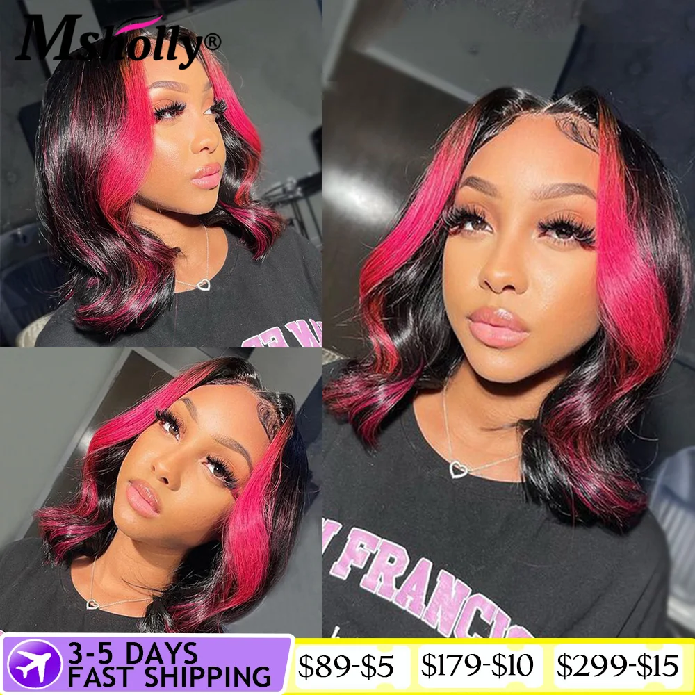 Hot Pink Short Highlight Body Wave Lace Front Wig 180 Density Honey Brown Lace Front Human Hair Wigs For Black Women Pre Plucked
Hot Pink Short Highlight Body Wave Lace Front Wig 180 Density Honey Brown Lace Front Human Hair Wigs For Black Women Pre Plucked