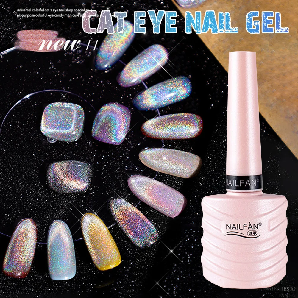 1 Bottle 10g Cat Eye Nail Gel Polish Laser Rainbow Dazzling UV Gel Soak Off Nail Art Polish Varnish for Home Salon Manicure Tool
1 Bottle 10g Cat Eye Nail Gel Polish Laser Rainbow Dazzling UV Gel Soak Off Nail Art Polish Varnish for Home Salon Manicure Tool