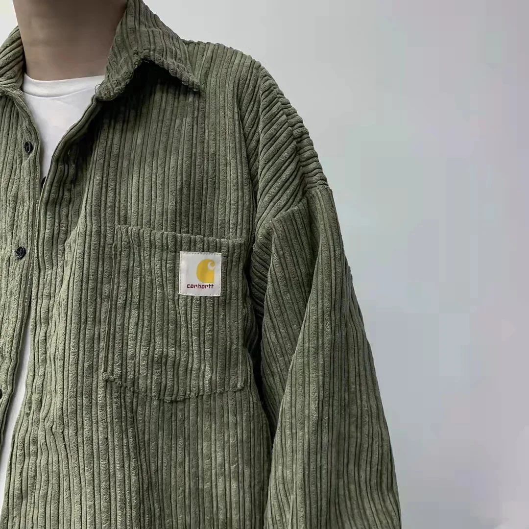 2021 New Men's Retro Corduroy Long-Sleeved Shirt, Loose Lapel Shirt Brand Clothing Casual Shirt Autumn And Winter New Style
2021 New Men's Retro Corduroy Long-Sleeved Shirt, Loose Lapel Shirt Brand Clothing Casual Shirt Autumn And Winter New Style