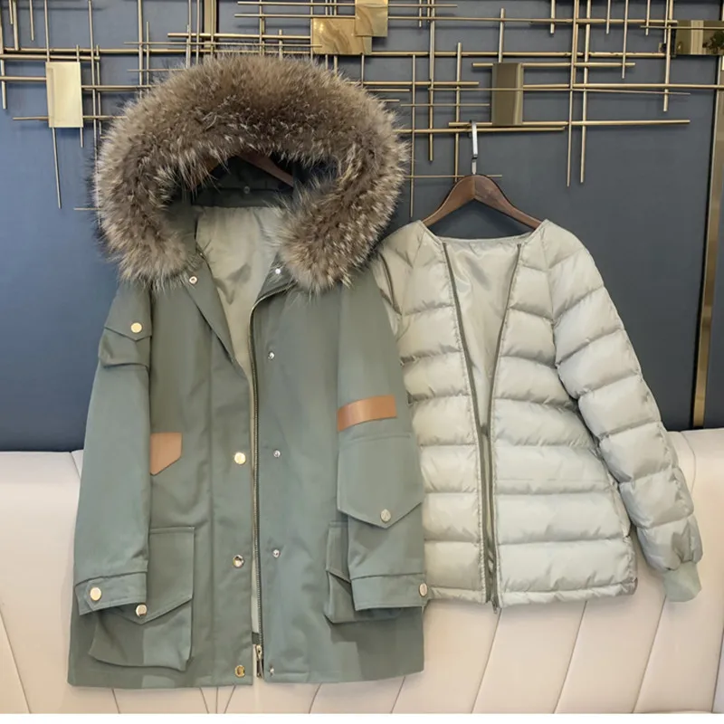2020 Winter Fashion Women Down Jacket Female New Korean Thick Loose Windbreaker Femme Long Oversize Coat Ladies White Duck Cloth
2020 Winter Fashion Women Down Jacket Female New Korean Thick Loose Windbreaker Femme Long Oversize Coat Ladies White Duck Cloth
