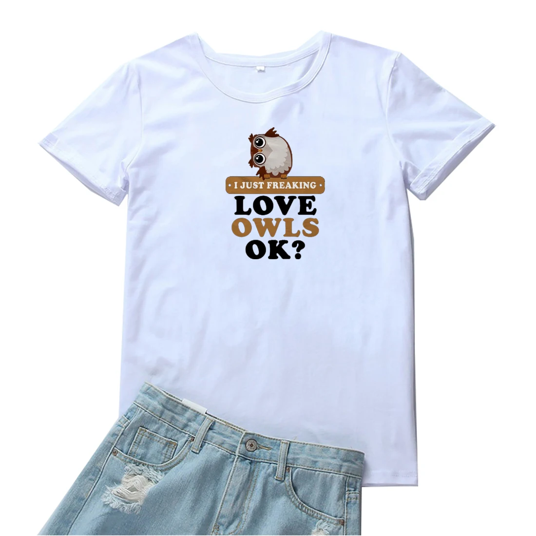 I Just Freaking Love Owls Ok Women Tee Cotton Cartoons Print Tops Women Tshirt Vintage Camiseta Mujer Short Sleeve T-shirt Women
I Just Freaking Love Owls Ok Women Tee Cotton Cartoons Print Tops Women Tshirt Vintage Camiseta Mujer Short Sleeve T-shirt Women