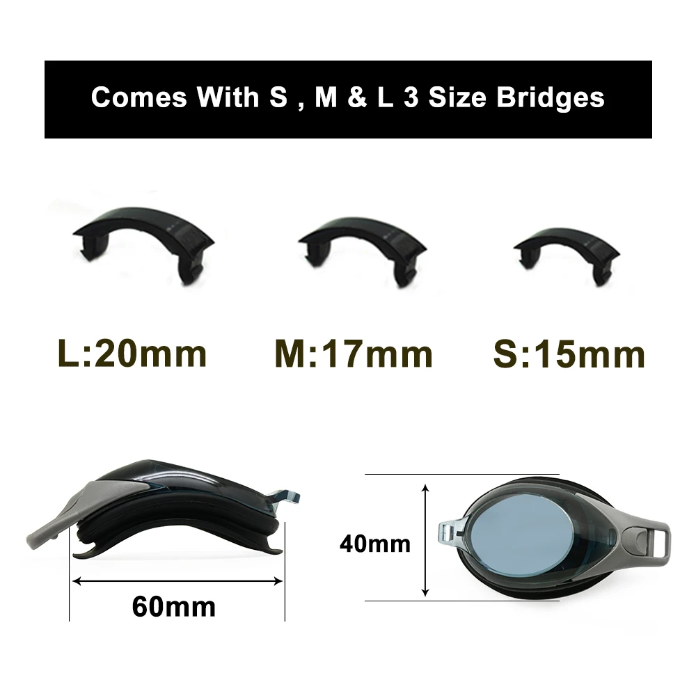 Optical Swim Goggles +Rx -Rx Prescription Swimming Glasses Adults Children Different Strength Each Eye with Free Ear Plugs
Optical Swim Goggles +Rx -Rx Prescription Swimming Glasses Adults Children Different Strength Each Eye with Free Ear Plugs