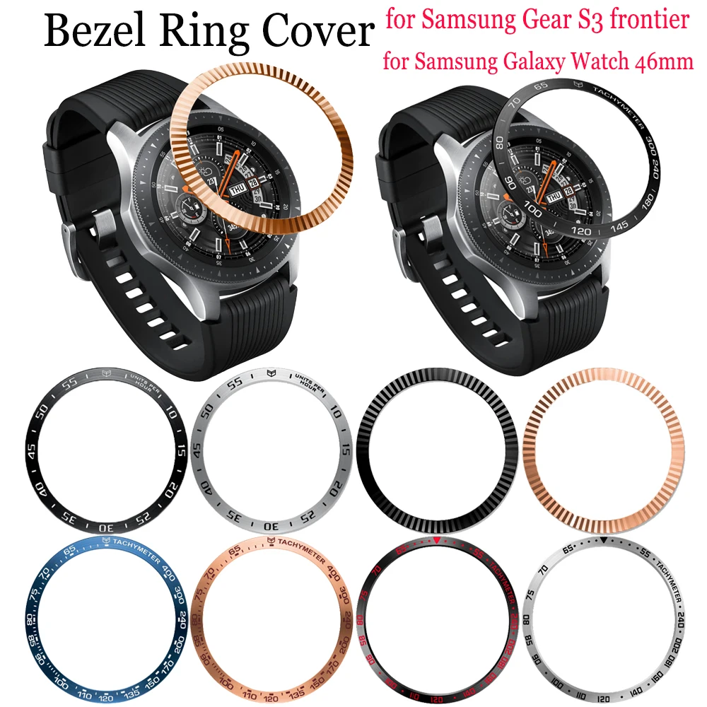 New Anti Scratch Bezel Ring Styling for Samsung Gear S3 frontier Alloy Ring Case Protection Cover for Samsung Galaxy Watch 46mm
New Anti Scratch Bezel Ring Styling for Samsung Gear S3 frontier Alloy Ring Case Protection Cover for Samsung Galaxy Watch 46mm