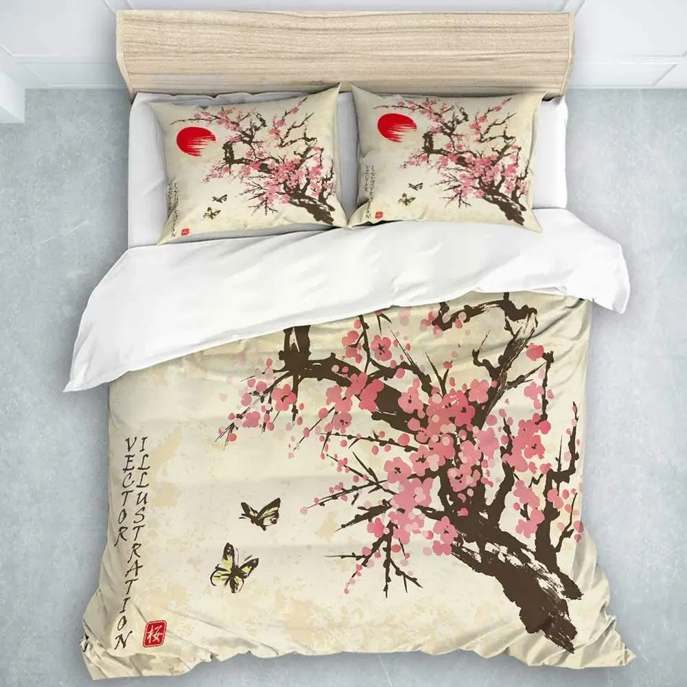 Retro Spring 3d Digital Printing Brushed British Size Three-piece Home Textile Bedding N6n2
Retro Spring 3d Digital Printing Brushed British Size Three-piece Home Textile Bedding N6n2