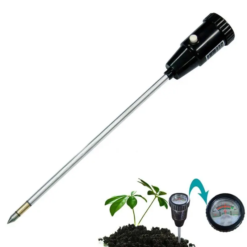 PH Tester 425D Long Electrode Soil pH Level Meter Moisture Tester 295mm Metal Probe Plant Crops Tools Aquarium
PH Tester 425D Long Electrode Soil pH Level Meter Moisture Tester 295mm Metal Probe Plant Crops Tools Aquarium