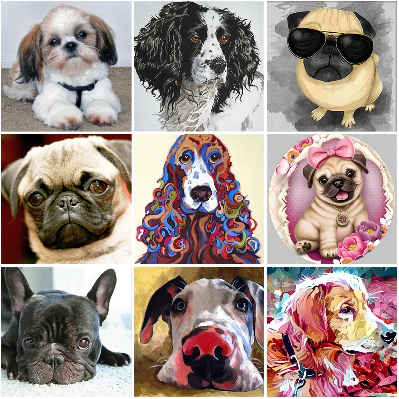 5D DIY Diamond Painting Dog Animals Full Square Round Diamond Embroidery Picture Of Rhinestones Diamond Mosaic Cross Stitch Gift
5D DIY Diamond Painting Dog Animals Full Square Round Diamond Embroidery Picture Of Rhinestones Diamond Mosaic Cross Stitch Gift