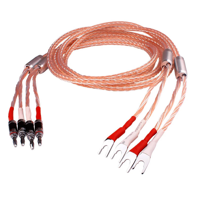 HIFI main speaker line single crystal copper single crystal silver mixed speaker cable HiFi audio cable
HIFI main speaker line single crystal copper single crystal silver mixed speaker cable HiFi audio cable