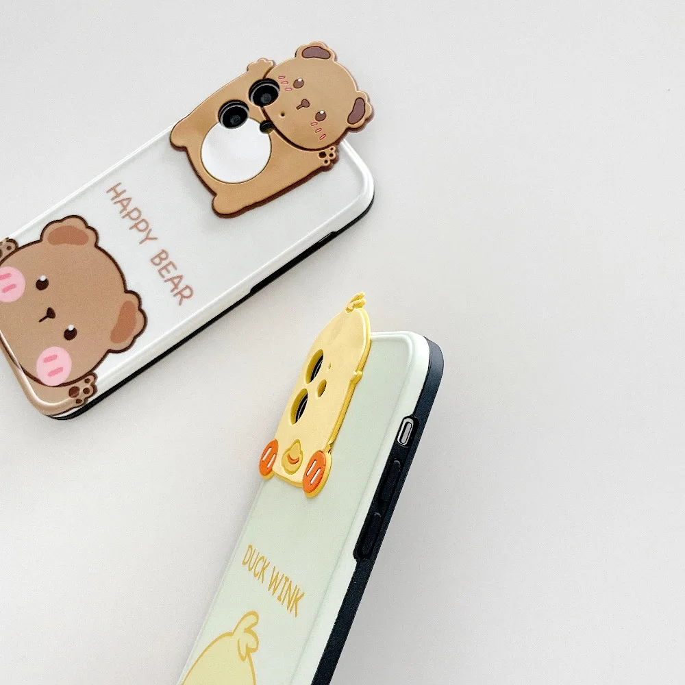 sumkeymi Phone Case for IPhone 12 11 Pro XR XS Max Case Soft 3D Cartoon Bear Duck Holder Cover for IPhone 7 8 Plus SE 2020
sumkeymi Phone Case for IPhone 12 11 Pro XR XS Max Case Soft 3D Cartoon Bear Duck Holder Cover for IPhone 7 8 Plus SE 2020
