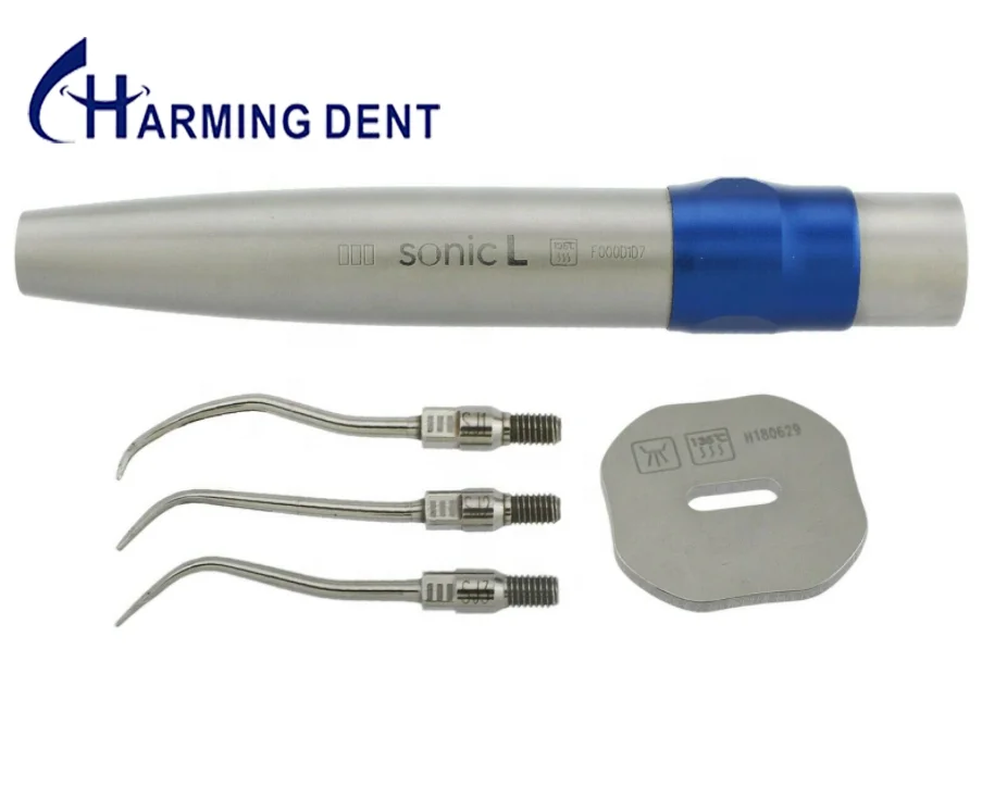 KaVos sonicflex air scaler handpiece Sonic L / Teeth air scaler with LED fiber 3 torques for periodontal , endo , veneer
KaVos sonicflex air scaler handpiece Sonic L / Teeth air scaler with LED fiber 3 torques for periodontal , endo , veneer